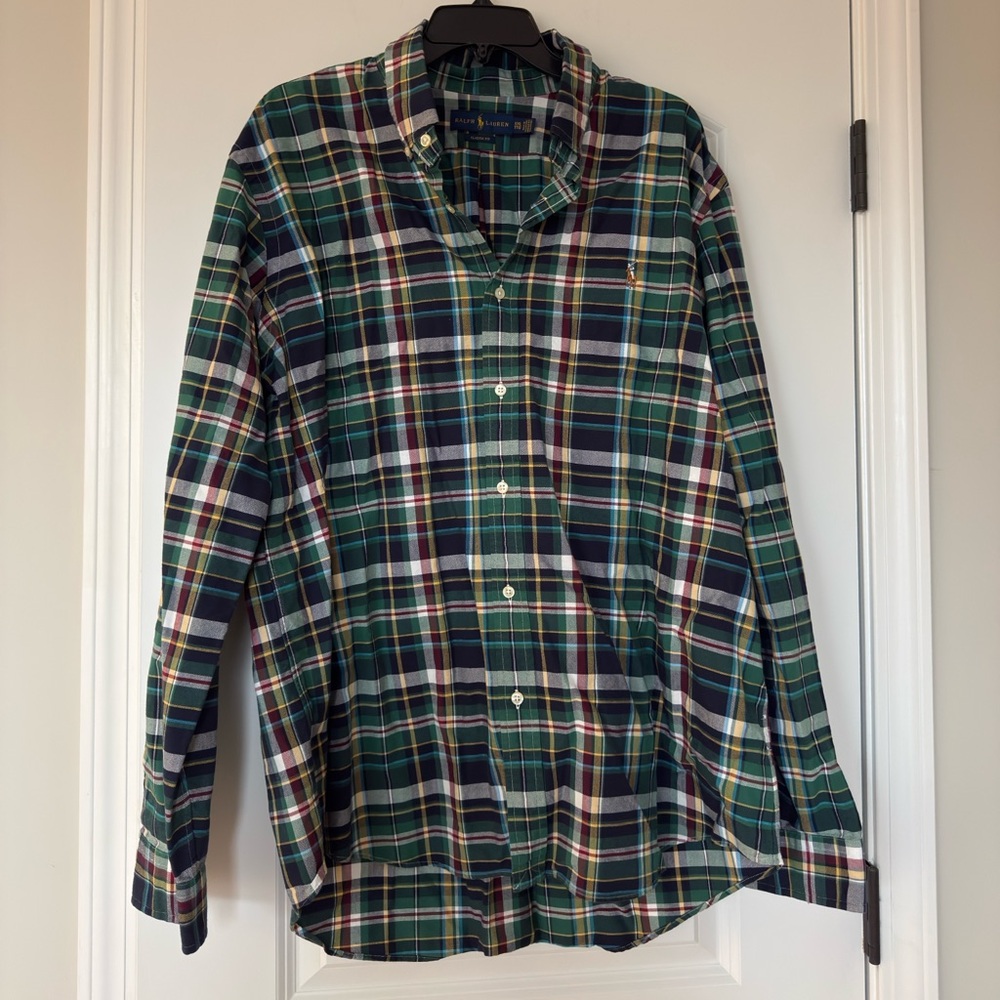 Ralph Lauren Multicolor Plaid Button Down Shirt